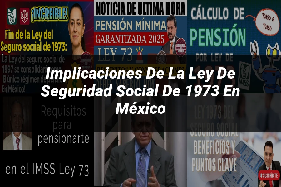 "Implicaciones de la Ley de Seguridad Social de 1973 en México"