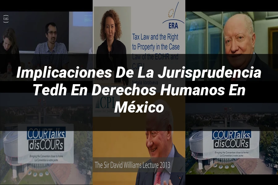 "Implicaciones de la jurisprudencia TEDH en derechos humanos en México"