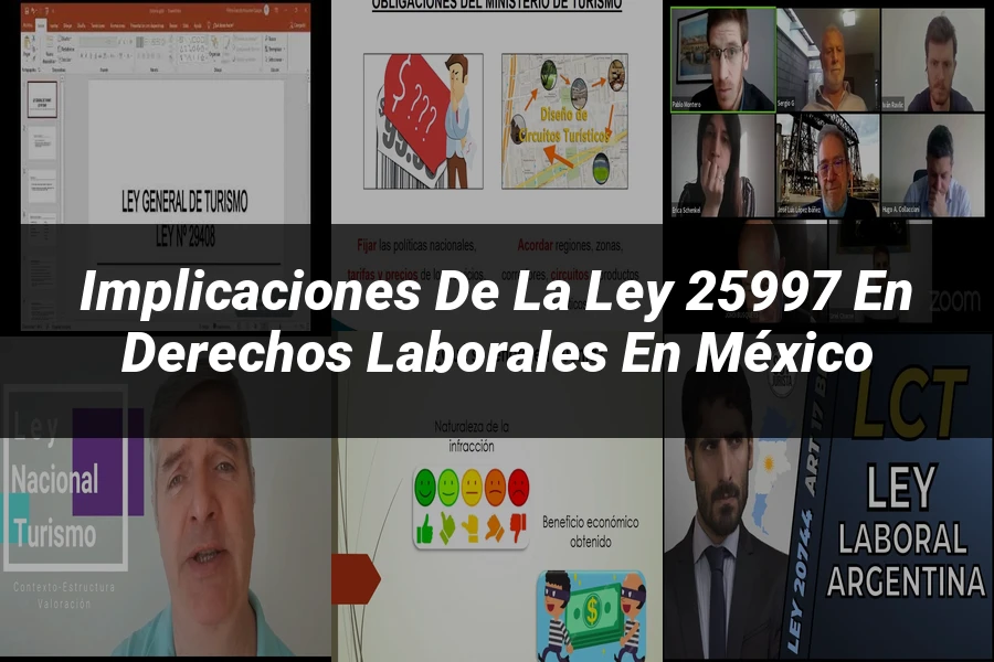 "Implicaciones de la ley 25997 en derechos laborales en México"