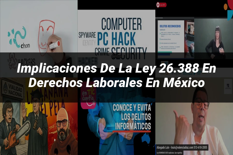 "Implicaciones de la ley 26.388 en derechos laborales en México"