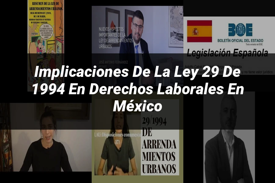 "Implicaciones de la ley 29 de 1994 en derechos laborales en México"