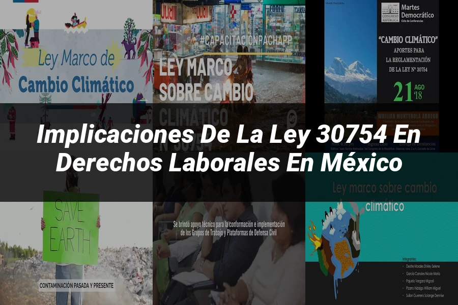 "Implicaciones de la ley 30754 en derechos laborales en México"