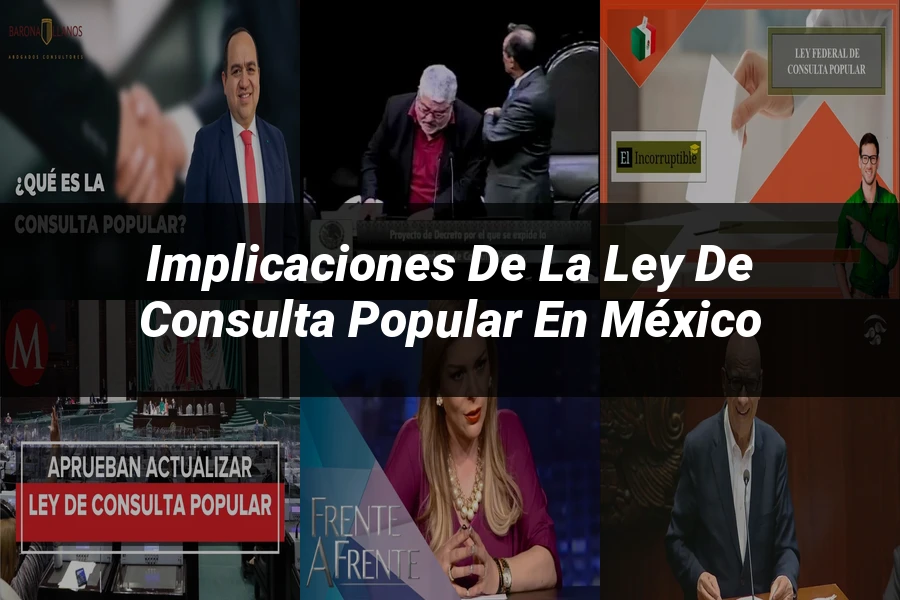 "Implicaciones de la ley de consulta popular en México"