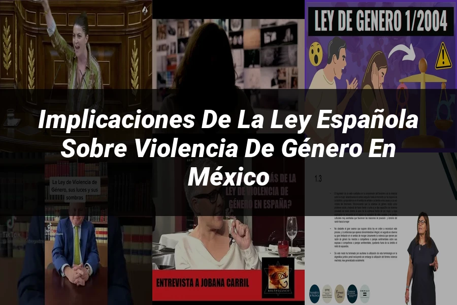 "Implicaciones de la ley española sobre violencia de género en México"