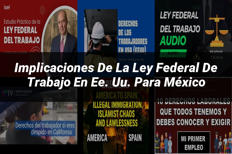 "Implicaciones de la ley federal de trabajo en EE. UU. para México"