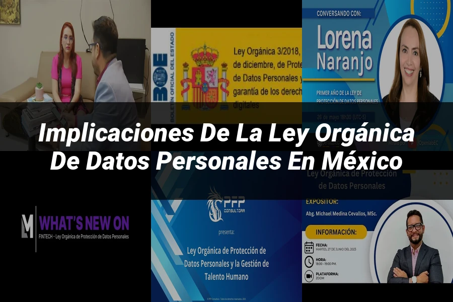 "Implicaciones de la ley orgánica de datos personales en México"