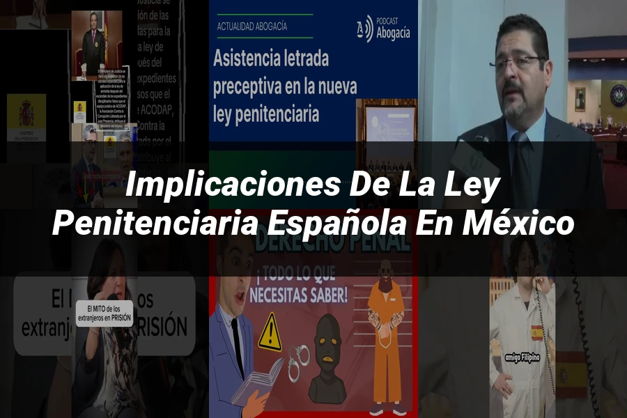 "Implicaciones de la ley penitenciaria española en México"