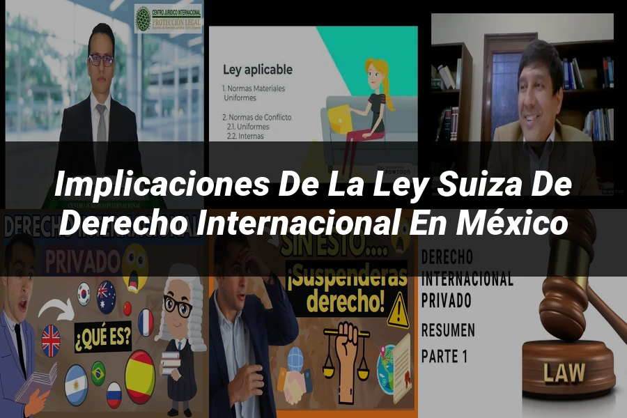 "Implicaciones de la ley suiza de derecho internacional en México"
