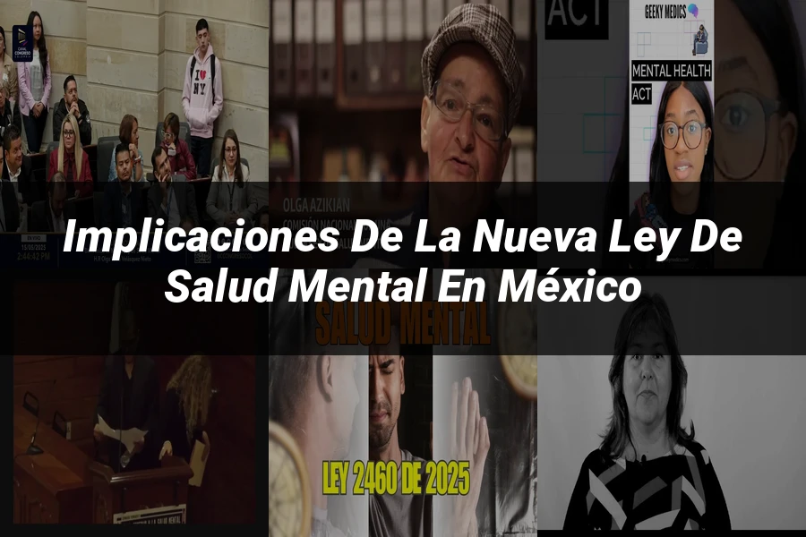 "Implicaciones de la nueva ley de salud mental en México"
