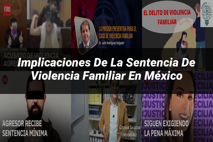 "Implicaciones de la sentencia de violencia familiar en México"
