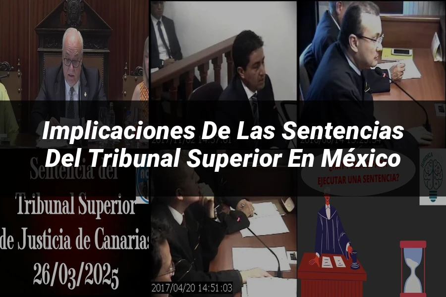 "Implicaciones de las Sentencias del Tribunal Superior en México"