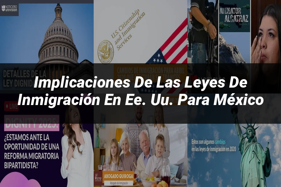 "Implicaciones de las leyes de inmigración en EE. UU. para México"