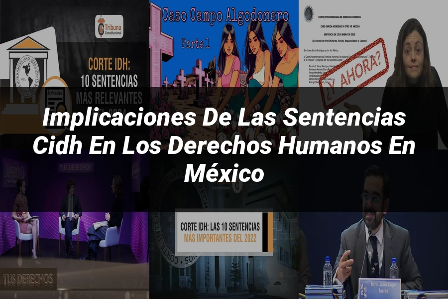 "Implicaciones de las sentencias cidh en los derechos humanos en México"