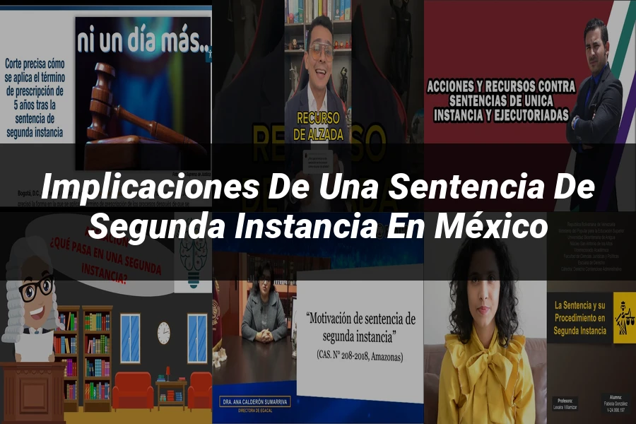"Implicaciones de una sentencia de segunda instancia en México"