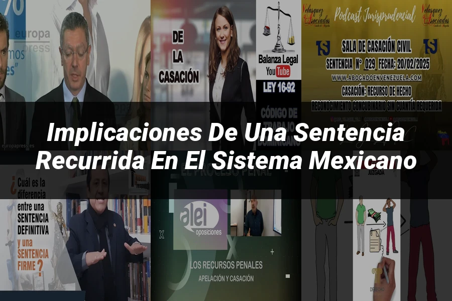 "Implicaciones de una sentencia recurrida en el sistema mexicano"