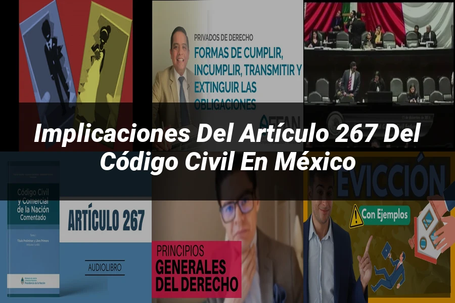 "Implicaciones del Artículo 267 del Código Civil en México"