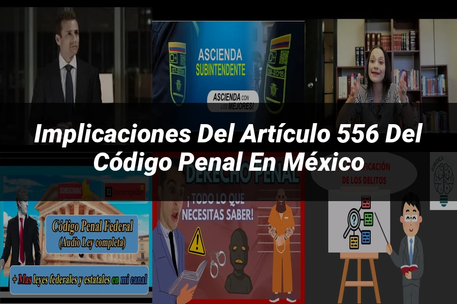 "Implicaciones del Artículo 556 del Código Penal en México"