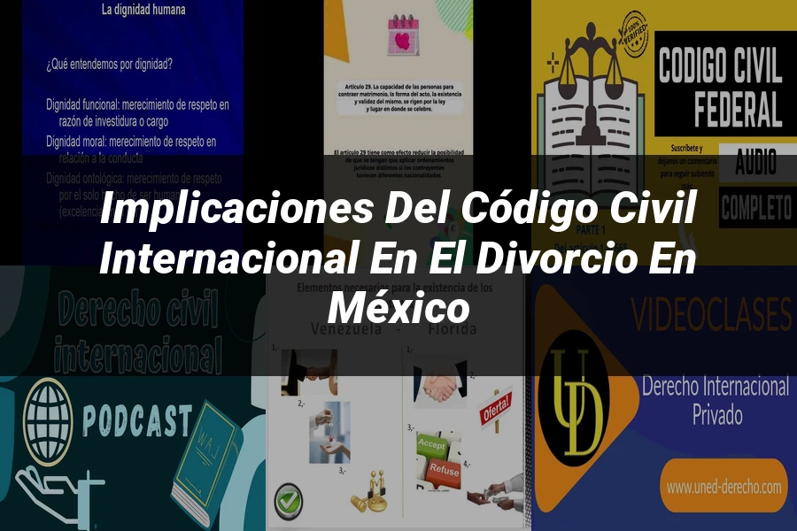 "Implicaciones del Código Civil Internacional en el Divorcio en México"