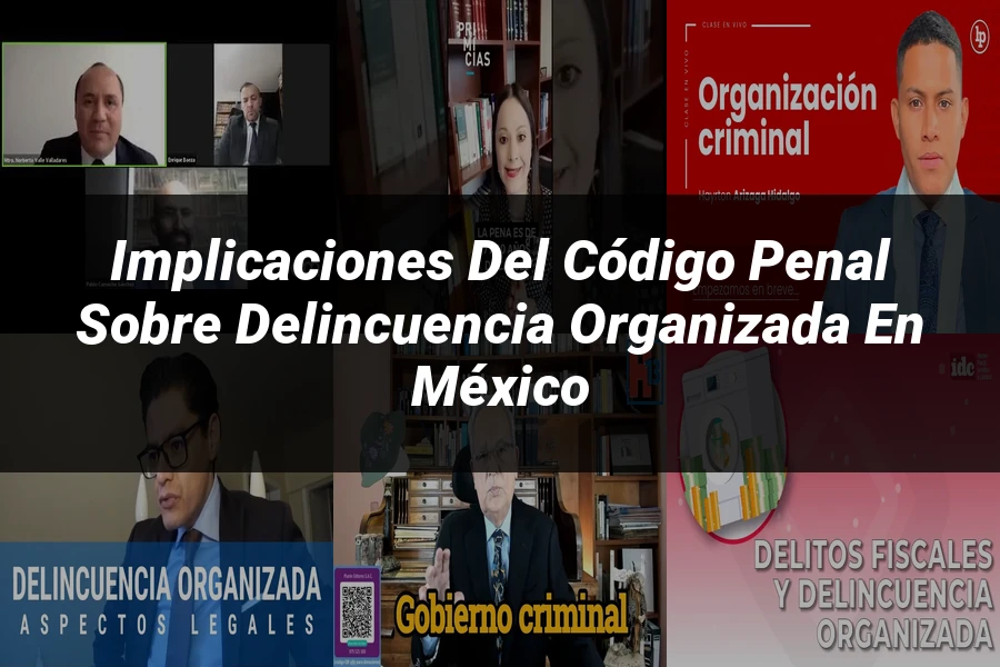 "Implicaciones del Código Penal sobre delincuencia organizada en México"