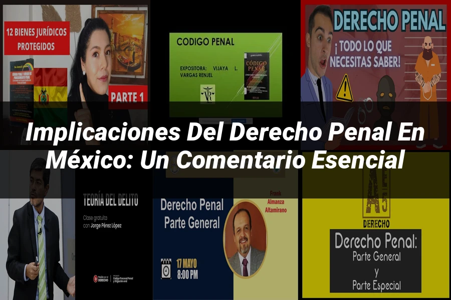 "Implicaciones del Derecho Penal en México: Un Comentario Esencial"