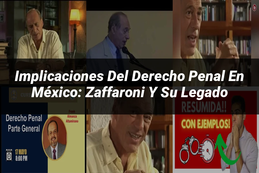 "Implicaciones del Derecho Penal en México: Zaffaroni y su Legado"