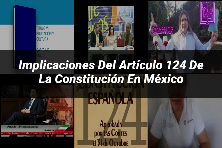 "Implicaciones del artículo 124 de la Constitución en México"