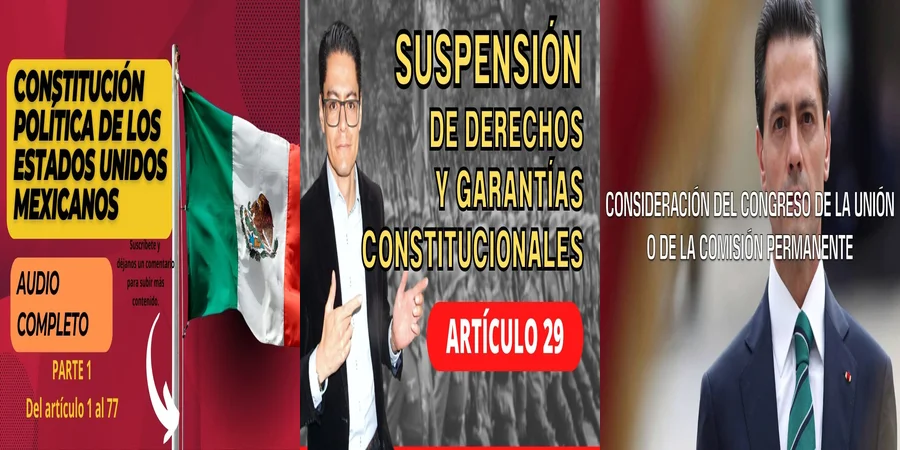 "Implicaciones del artículo 29 de la Constitución en México"