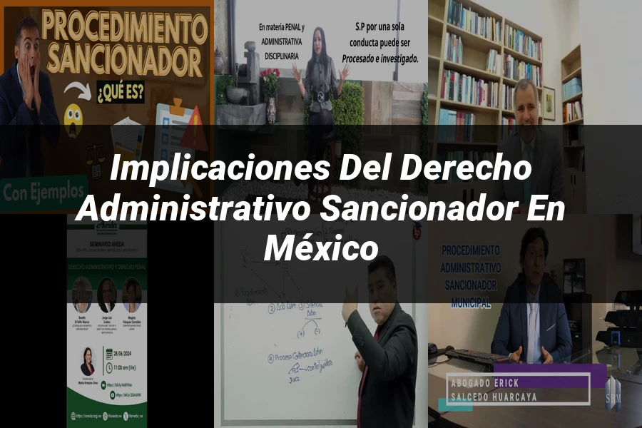 "Implicaciones del derecho administrativo sancionador en México"