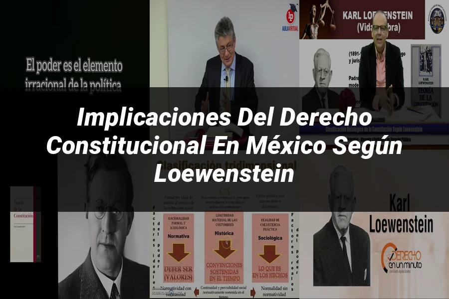 "Implicaciones del derecho constitucional en México según Loewenstein"