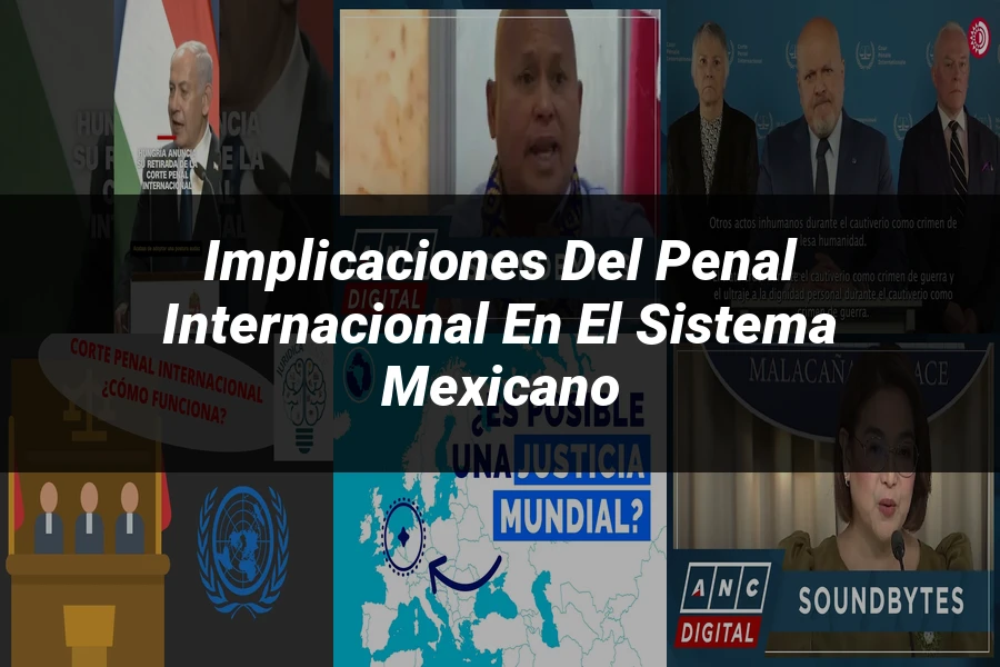 "Implicaciones del penal internacional en el sistema mexicano"