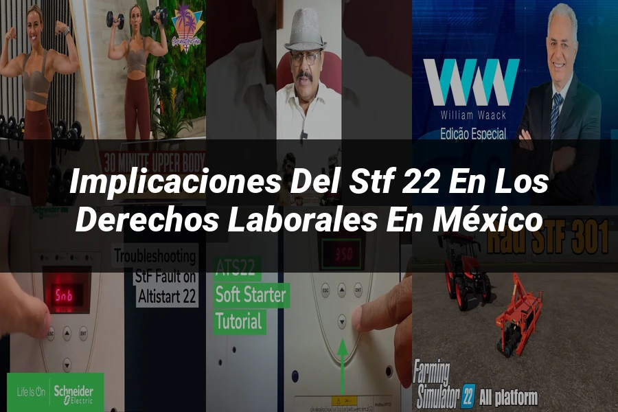 "Implicaciones del stf 22 en los derechos laborales en México"