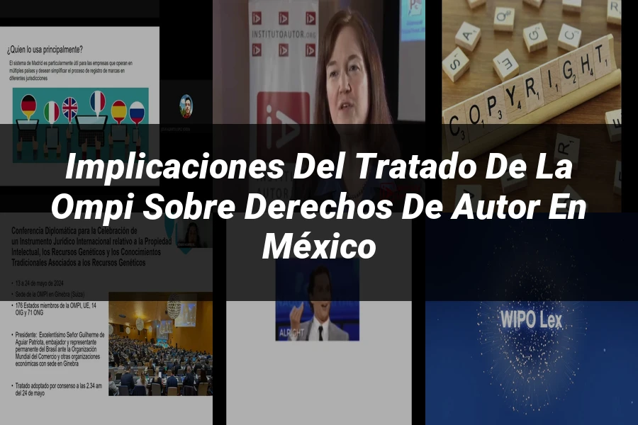 "Implicaciones del tratado de la ompi sobre derechos de autor en México"