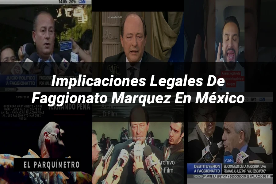 "Implicaciones legales de faggionato marquez en México"
