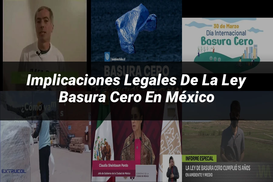 "Implicaciones legales de la ley basura cero en México"
