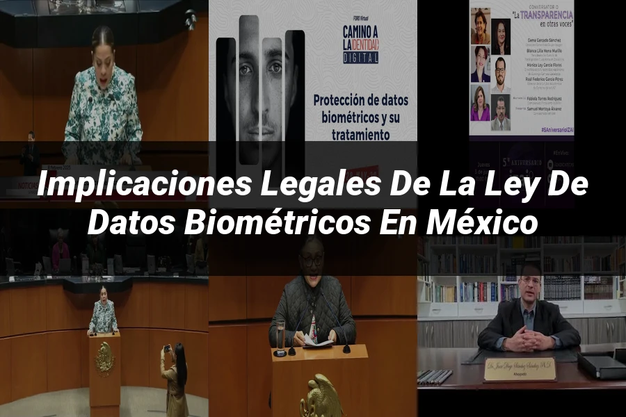 "Implicaciones legales de la ley de datos biométricos en México"