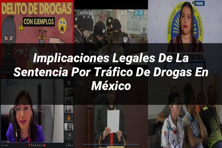 "Implicaciones legales de la sentencia por tráfico de drogas en México"