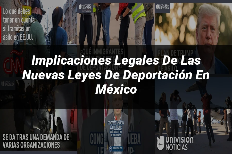 "Implicaciones legales de las nuevas leyes de deportación en México"