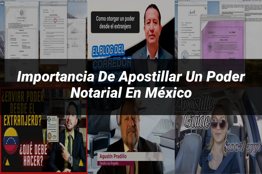 "Importancia de apostillar un poder notarial en México"