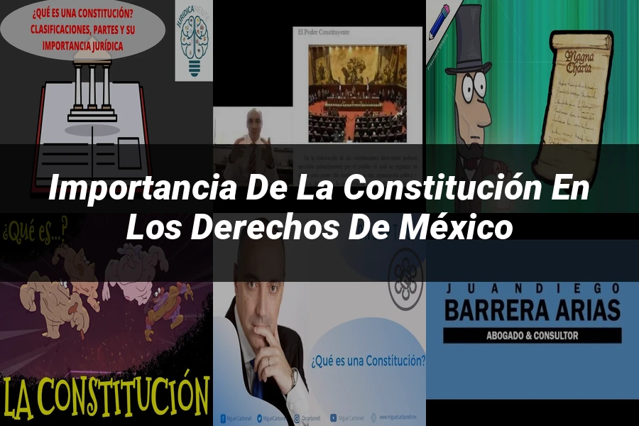 "Importancia de la Constitución en los Derechos de México"