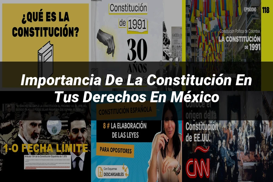 "Importancia de la Constitución en tus Derechos en México"