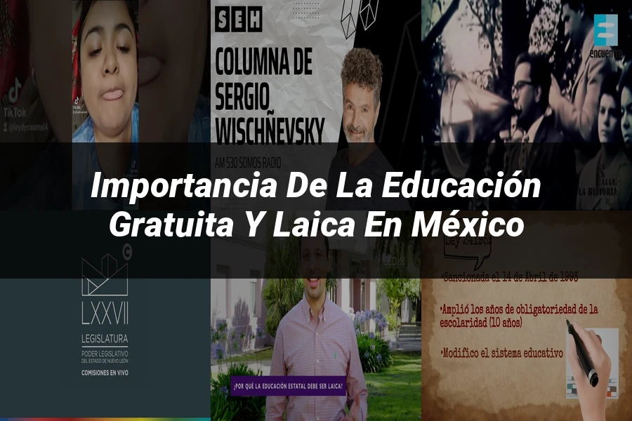 "Importancia de la educación gratuita y laica en México"