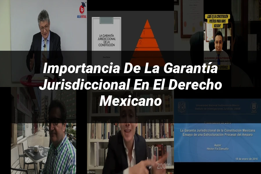 "Importancia de la garantía jurisdiccional en el derecho mexicano"