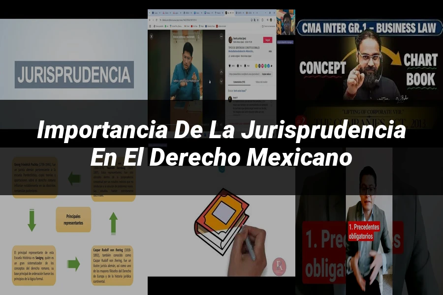 "Importancia de la jurisprudencia en el derecho mexicano"