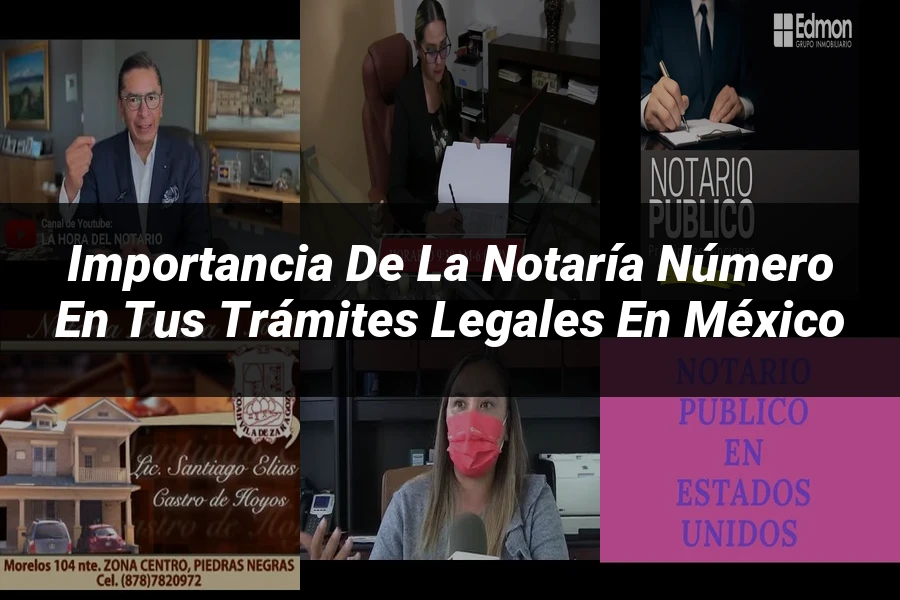 "Importancia de la notaría número en tus trámites legales en México"