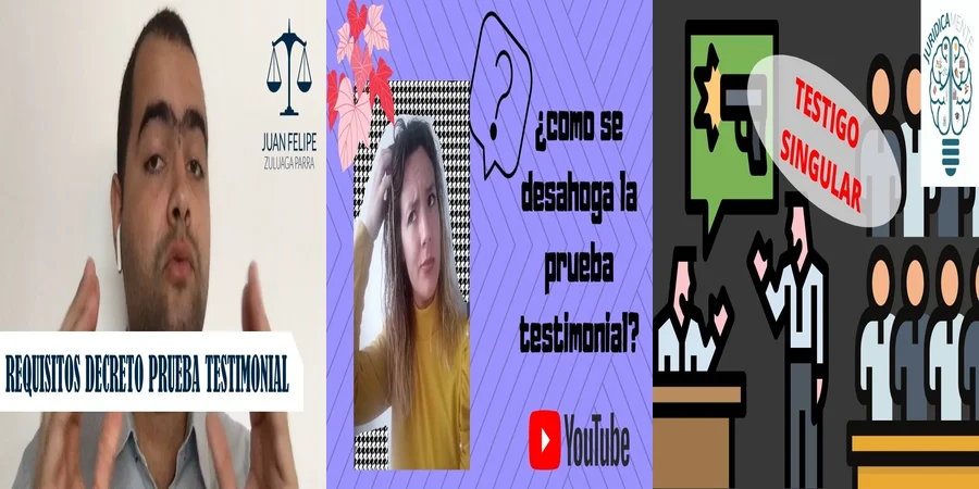 "Importancia de la prueba testimonial en juicios en México"