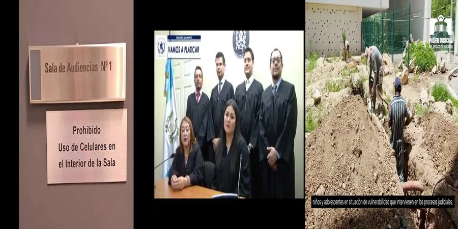 "Importancia de la sala de audiencias en el sistema judicial mexicano"