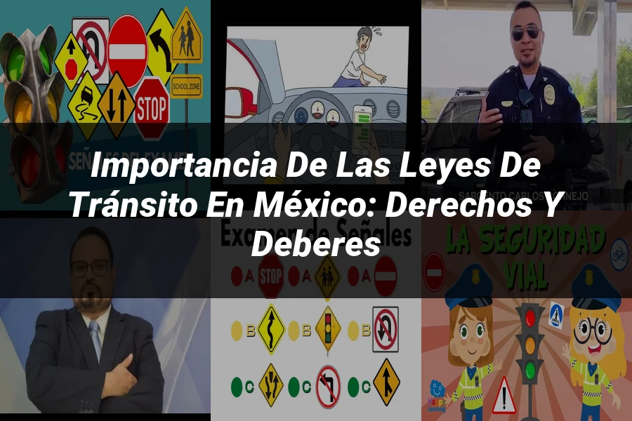 "Importancia de las Leyes de Tránsito en México: Derechos y Deberes"