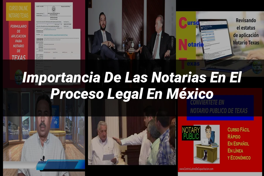 "Importancia de las notarias en el proceso legal en México"