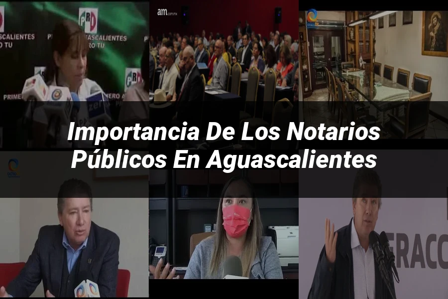 "Importancia de los notarios públicos en Aguascalientes"