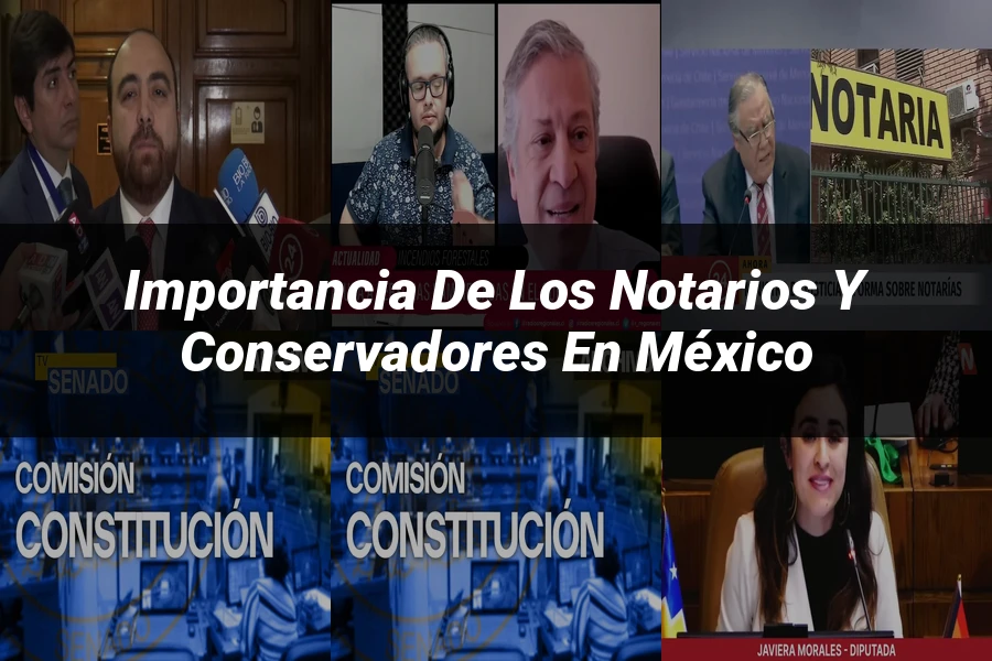 "Importancia de los notarios y conservadores en México"